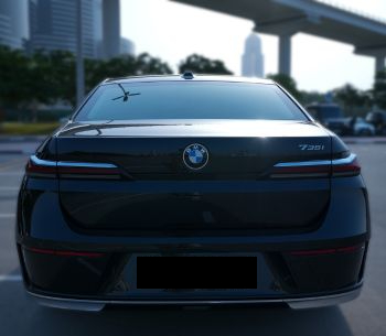 BMW 7 series rear view